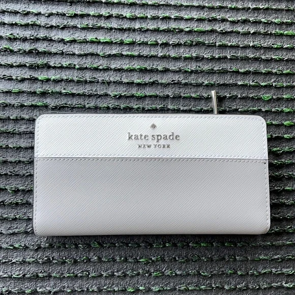 Kate Spade Staci Colorblock Large Slim Bifold Wallet - Picture 1 of 16